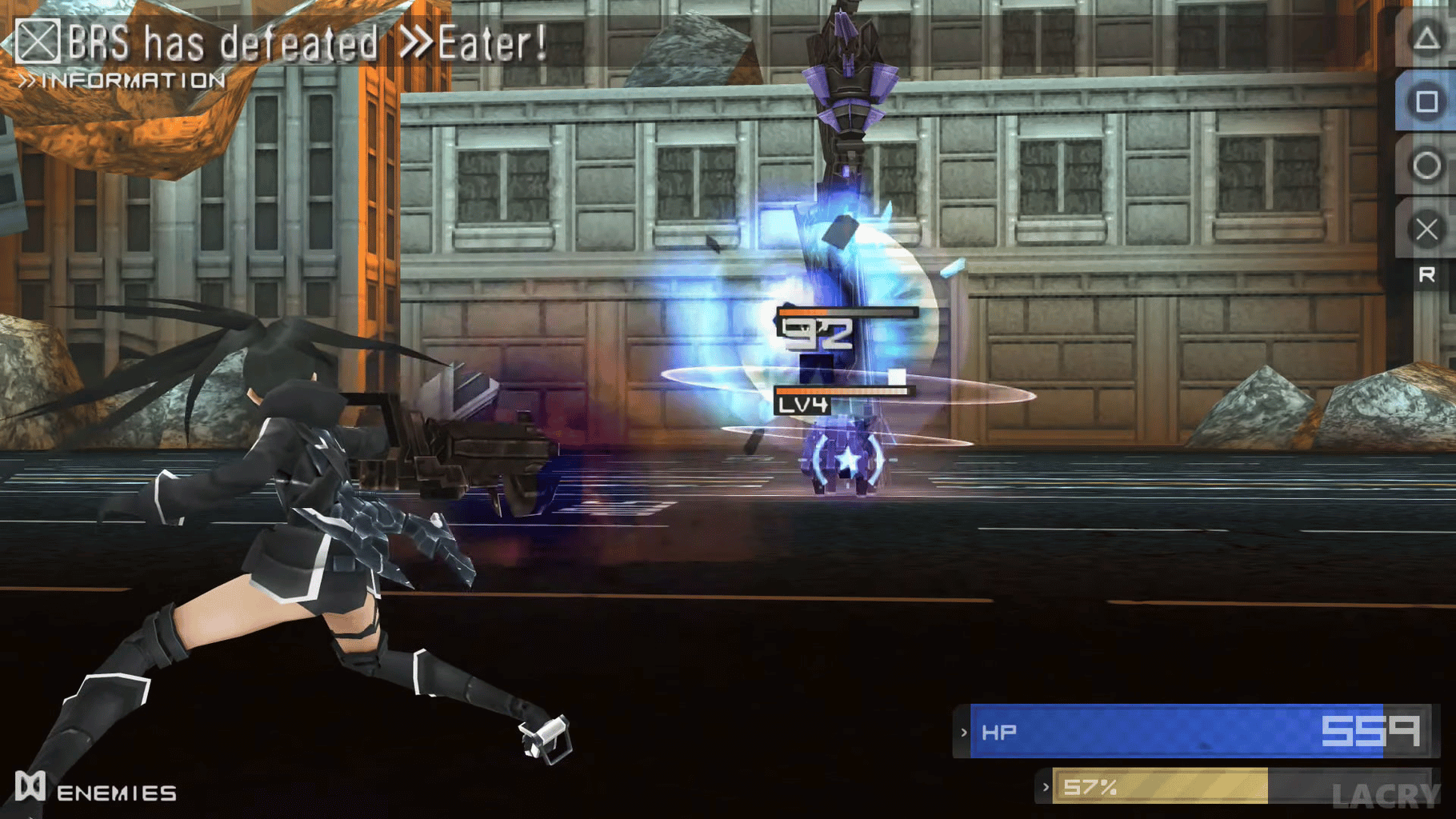 Black Rock Shooter: The Game screenshot