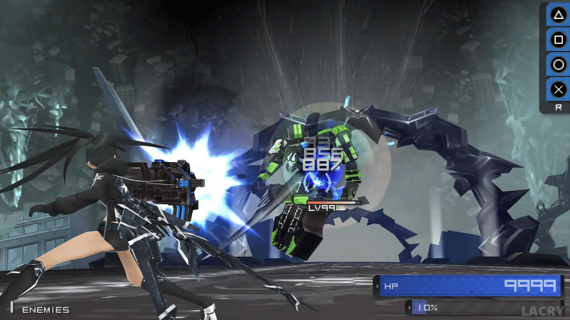 Black Rock Shooter: The Game screenshot