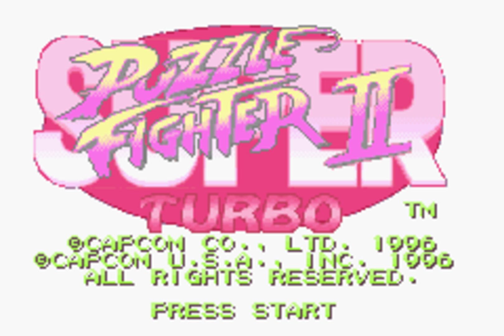 Captura de pantalla - Super Puzzle Fighter II Turbo