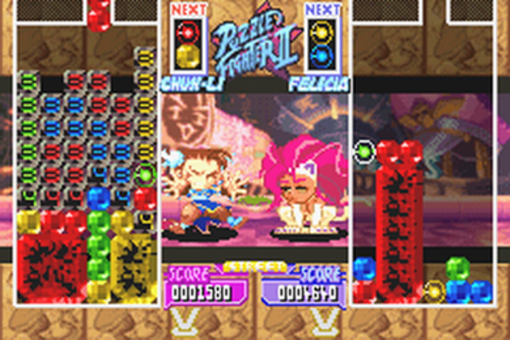 Captura de pantalla - Super Puzzle Fighter II Turbo