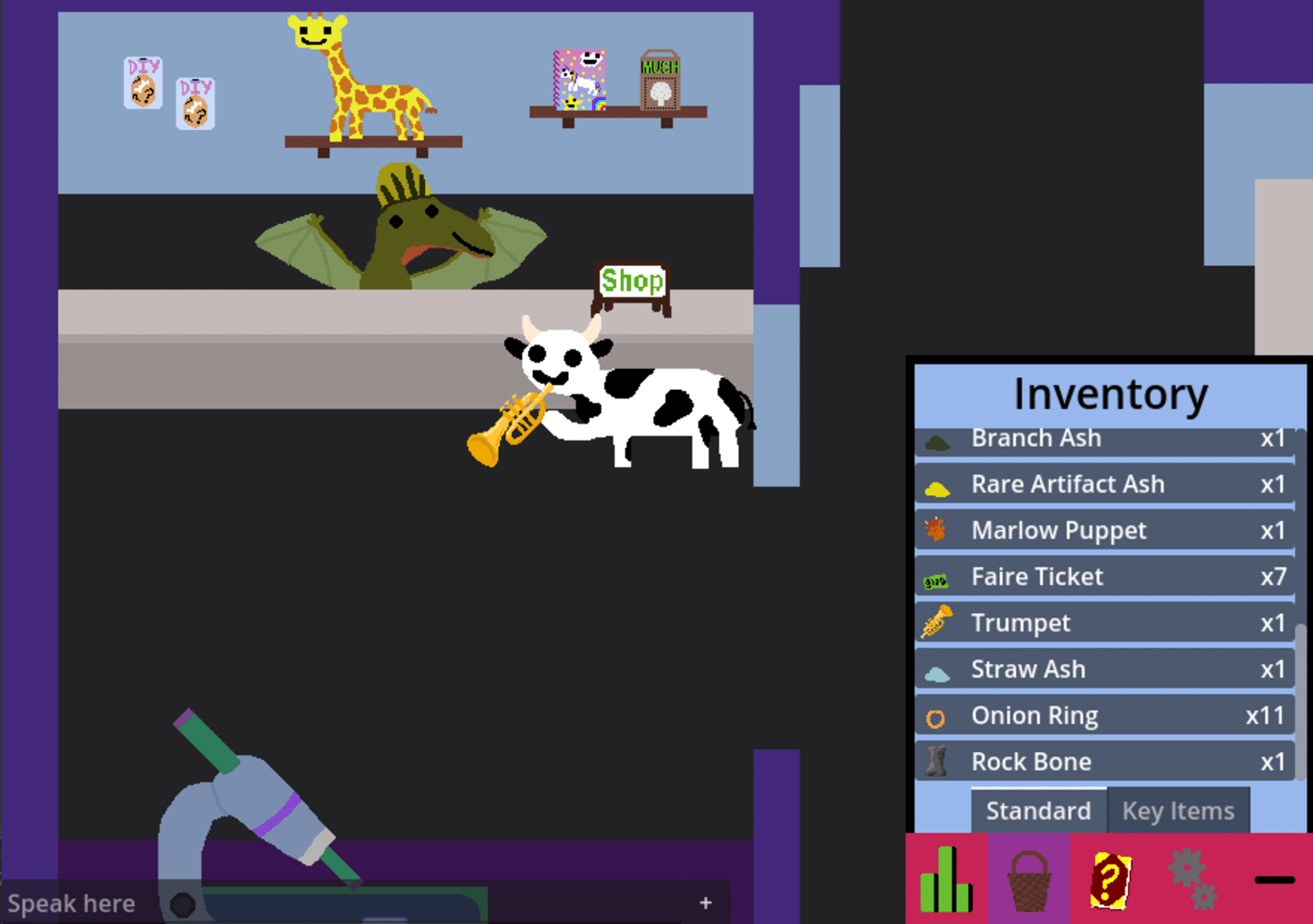 Cow Life Sim RPG screenshot