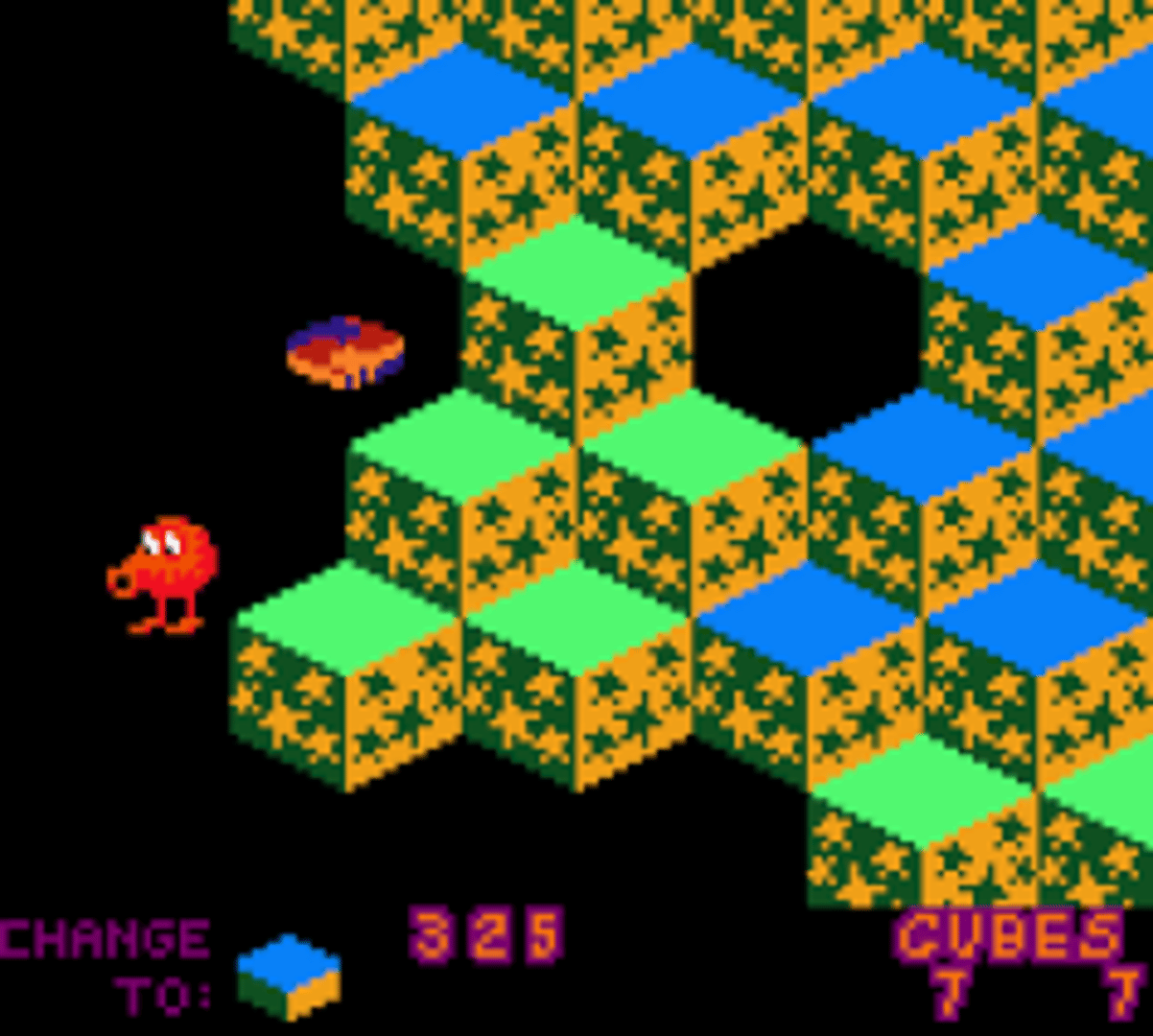 Q*bert screenshot