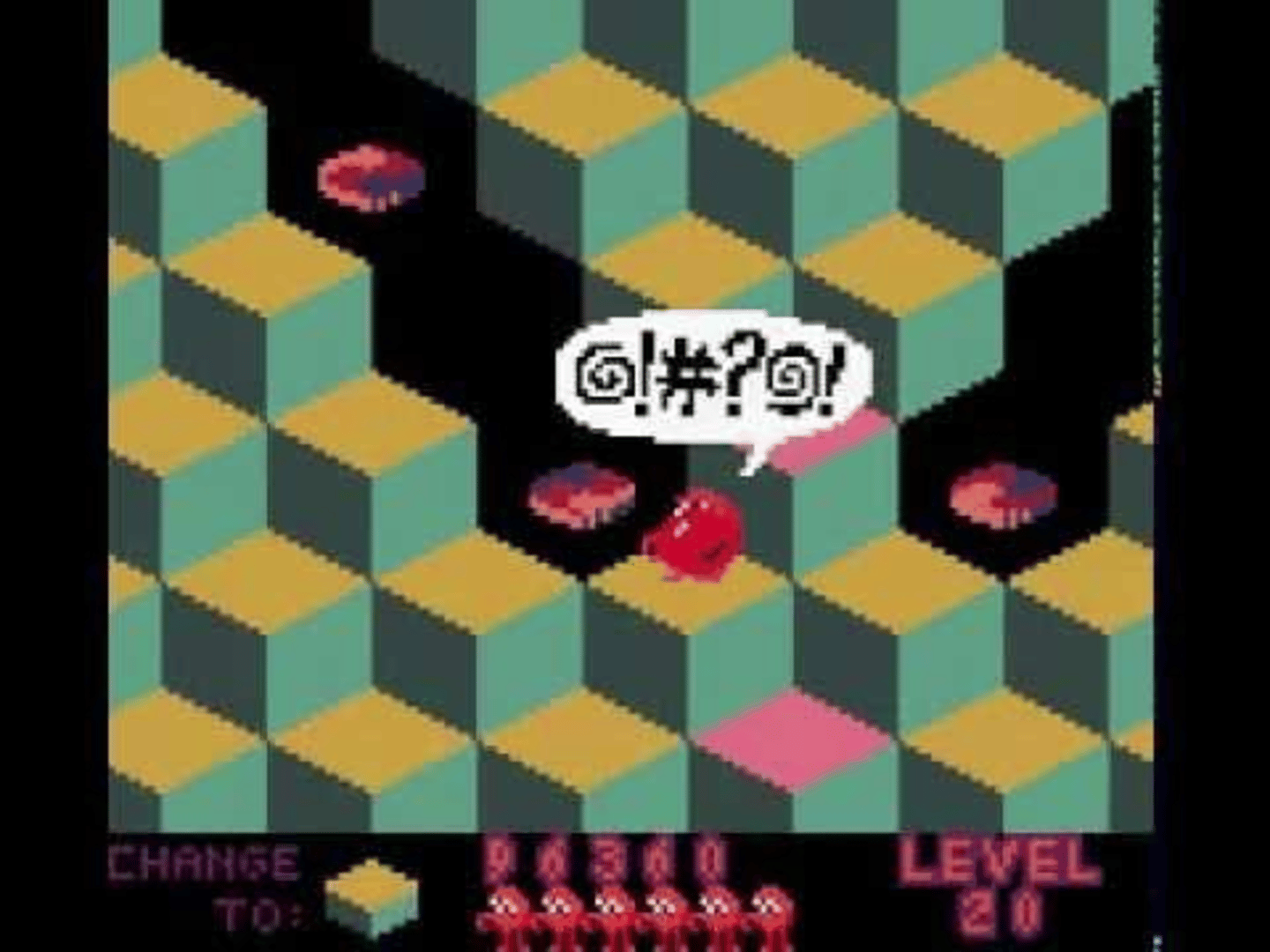 Q*bert screenshot