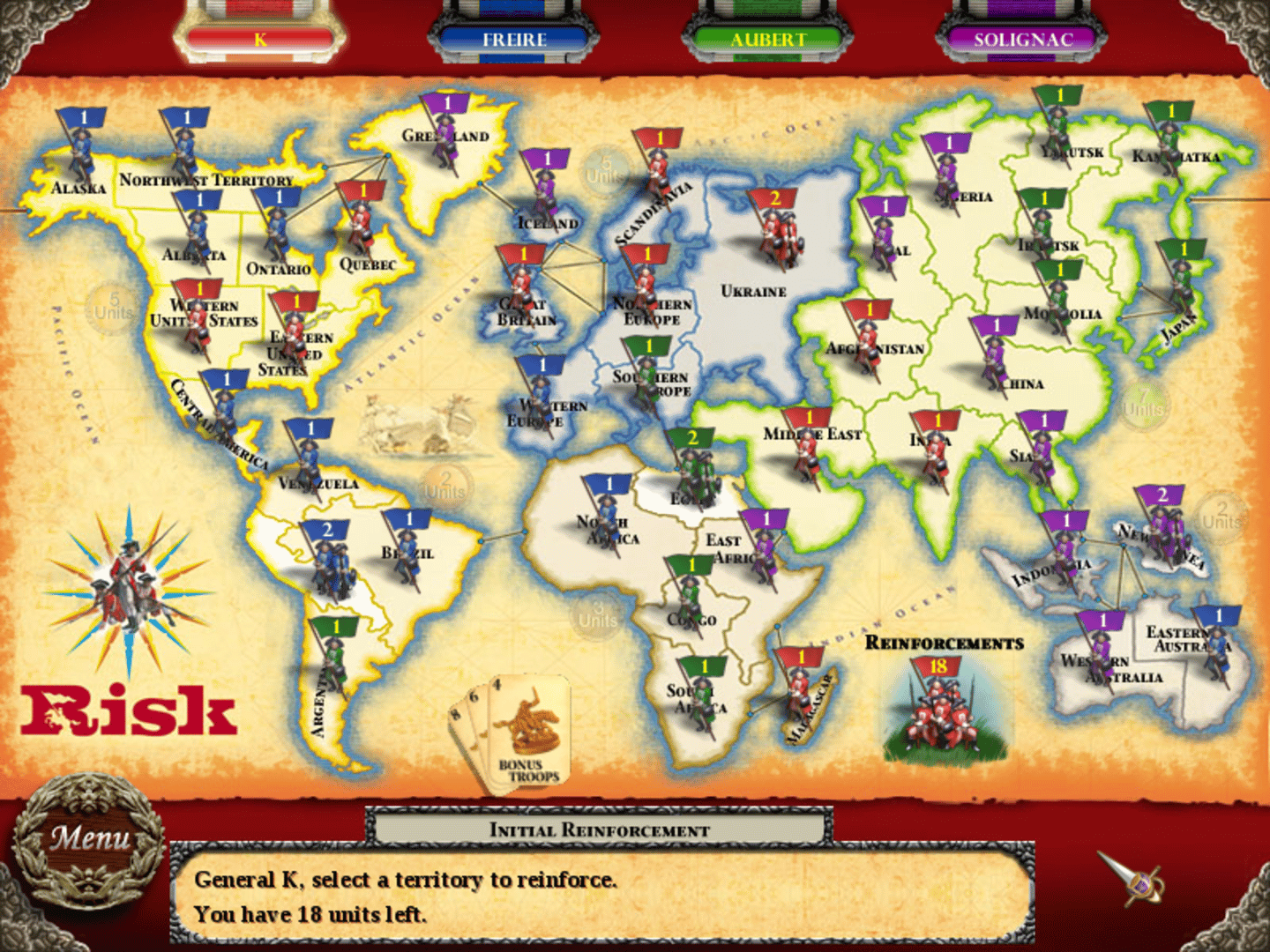 Risk screenshot