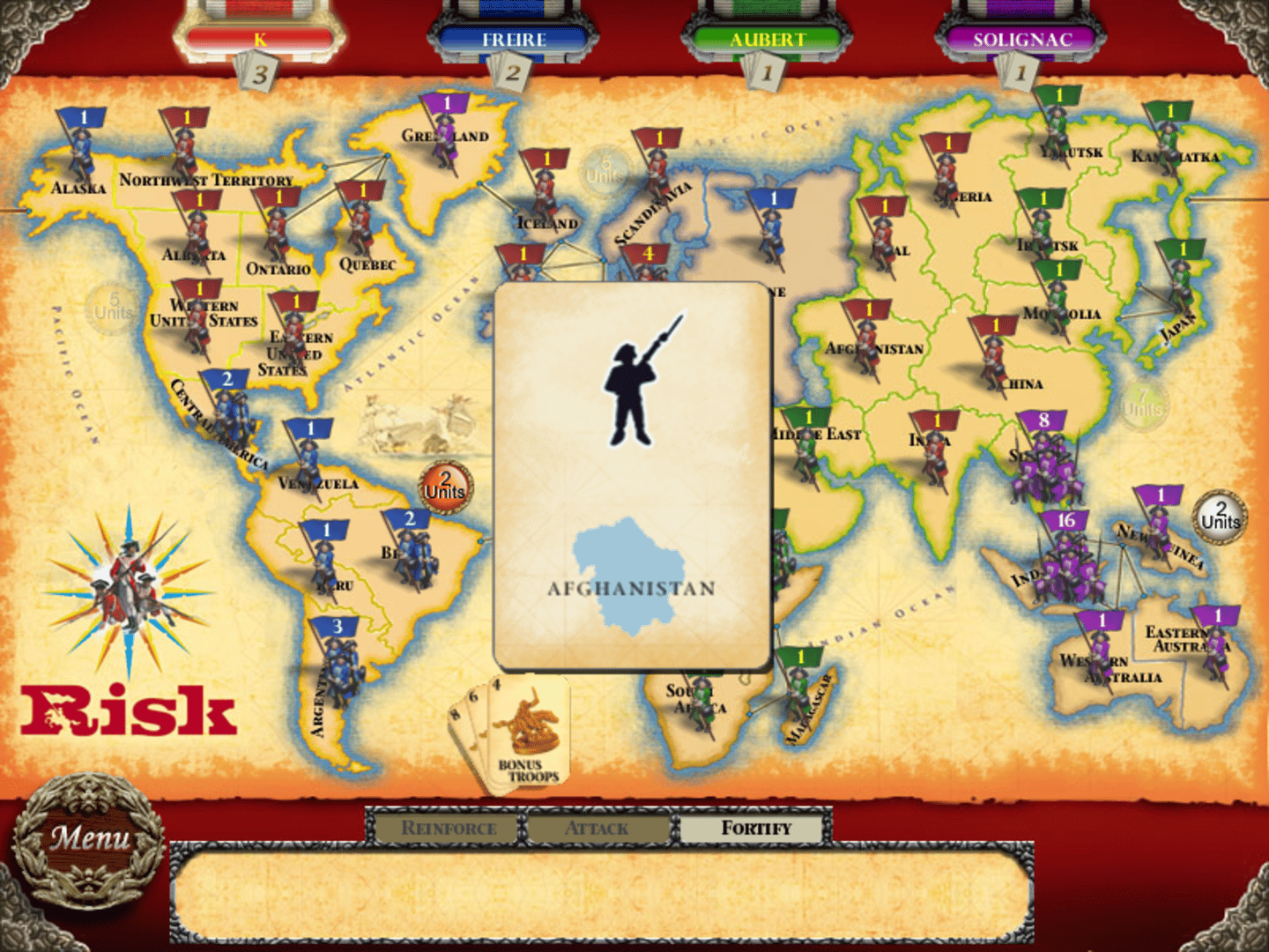 Risk screenshot