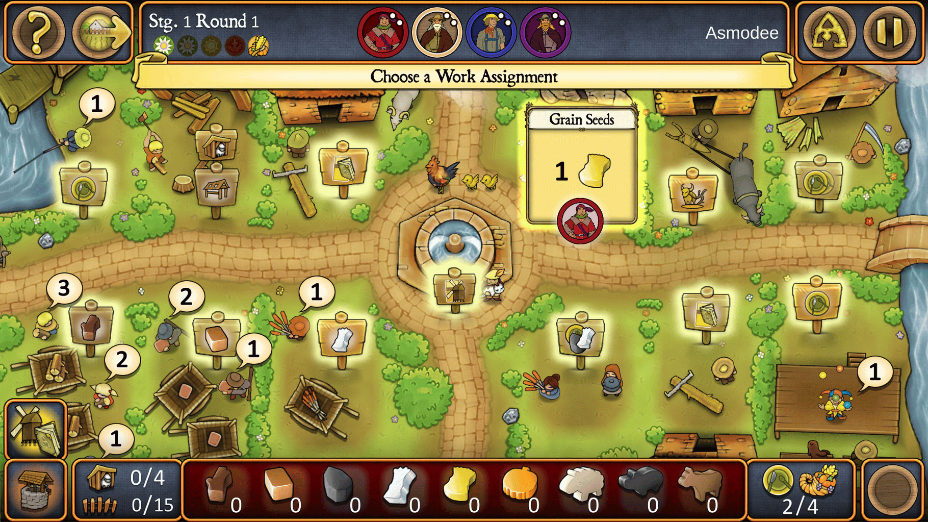 Agricola Revised Edition screenshot