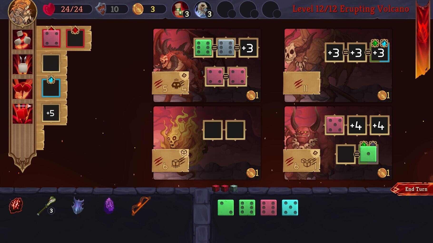 Right and Down and Dice screenshot