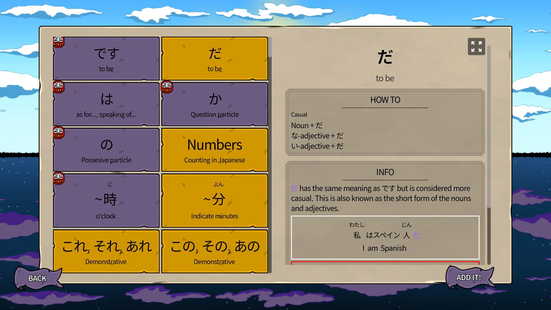 Game screenshot