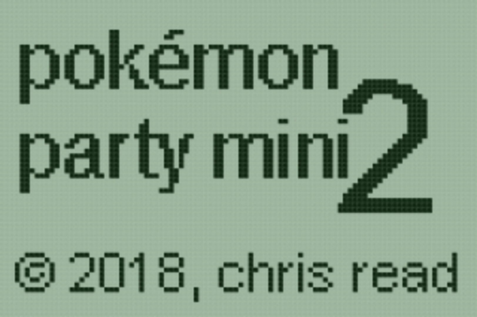 Pokémon Party Mini 2