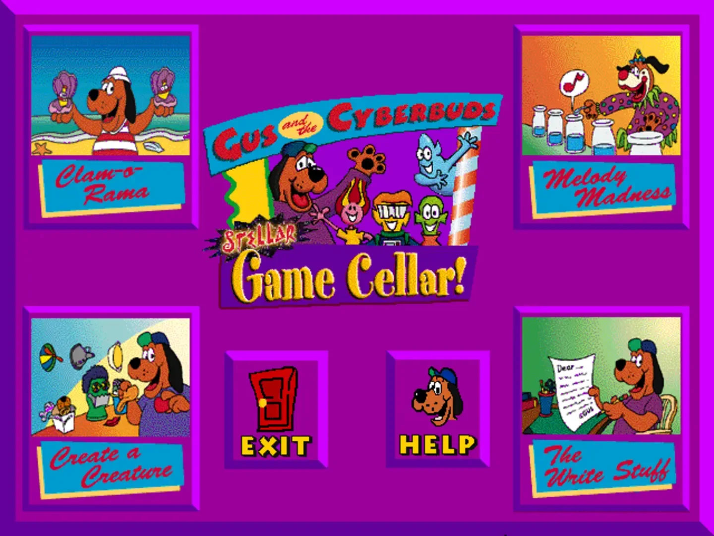 Gus and the Cyberbuds: Stellar Game Center!