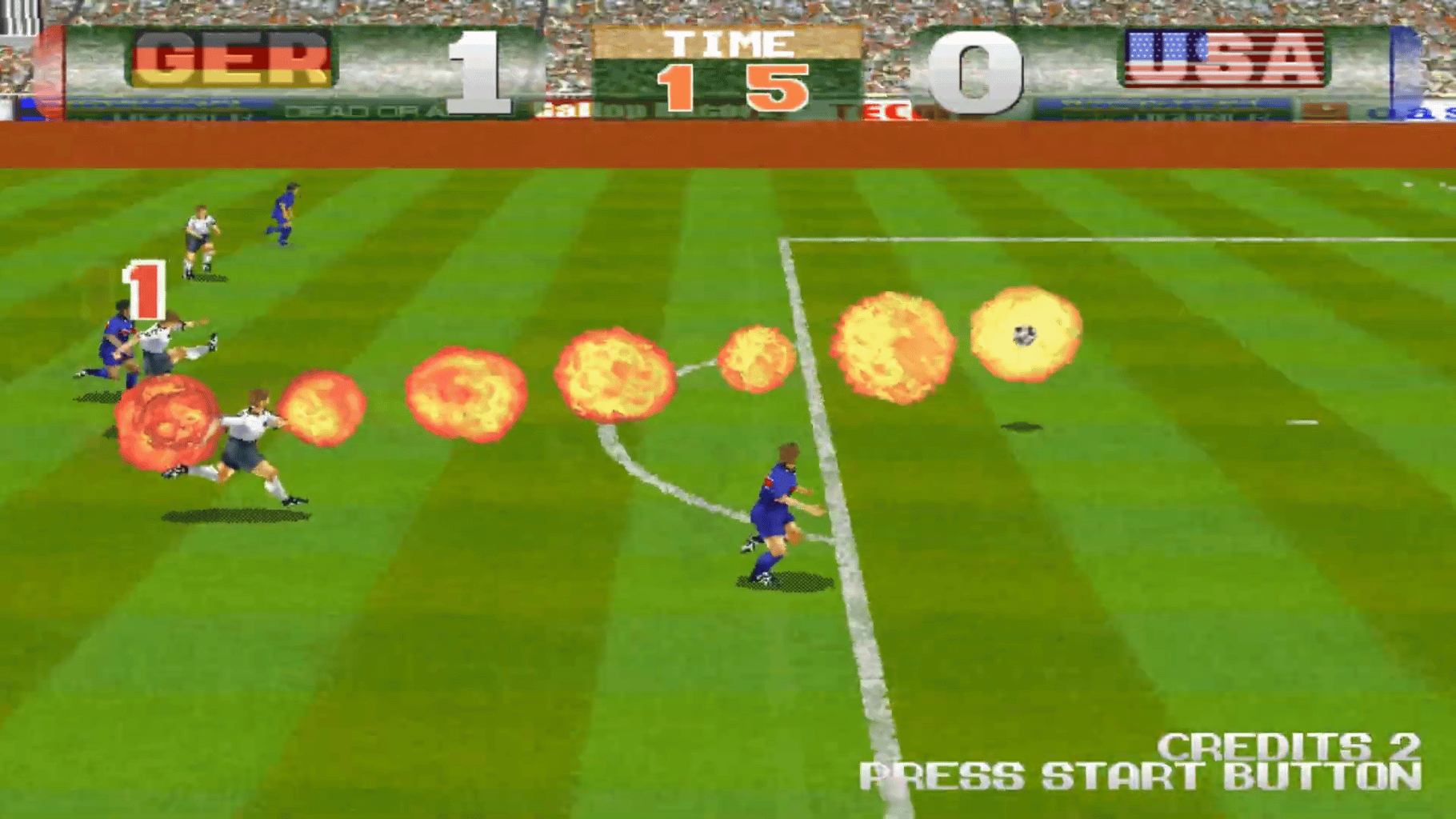 Tecmo World Cup '98 screenshot