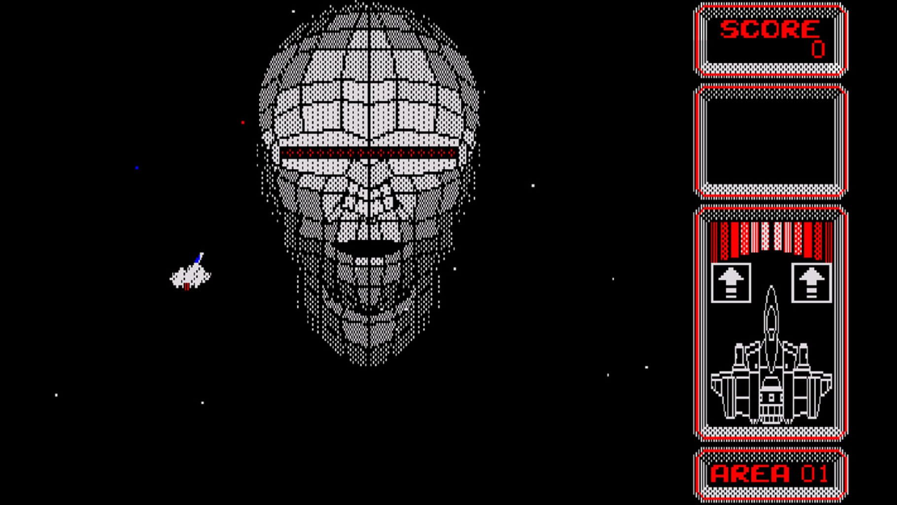 Eggconsole Silpheed PC-8801mkIISR screenshot