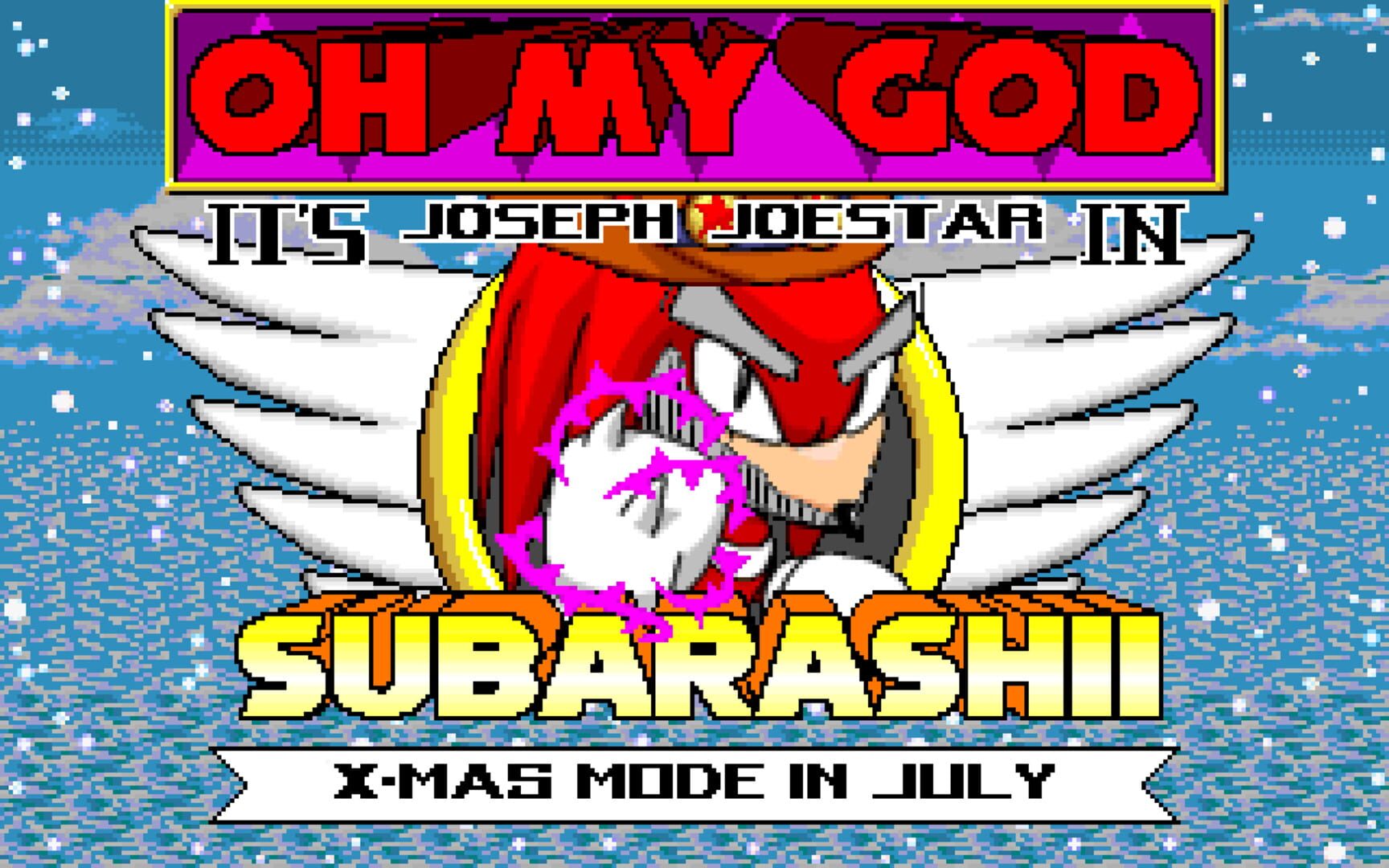 Oh My God! It's Joseph Joestar In Subarashii: X-Mas Mode In July - Screenshot