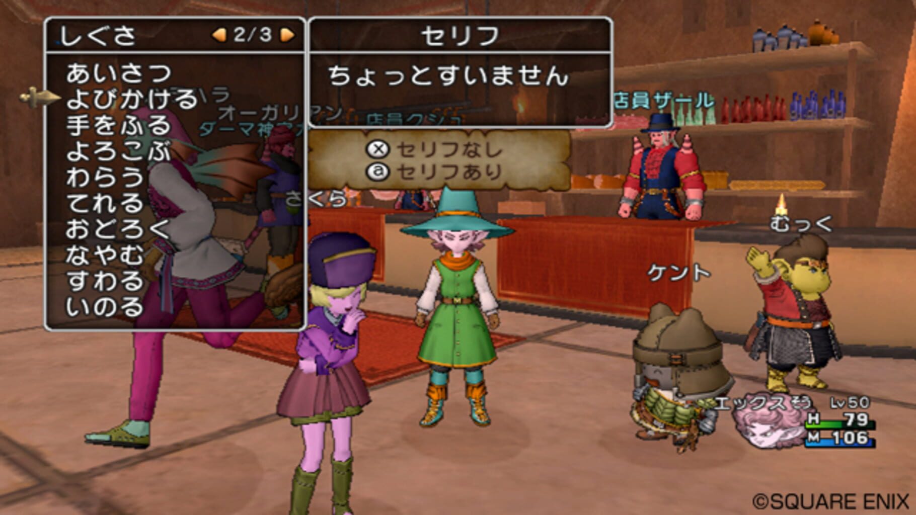 Captura de pantalla - Dragon Quest X: Mezameshi Itsutsu no Shuzoku Online