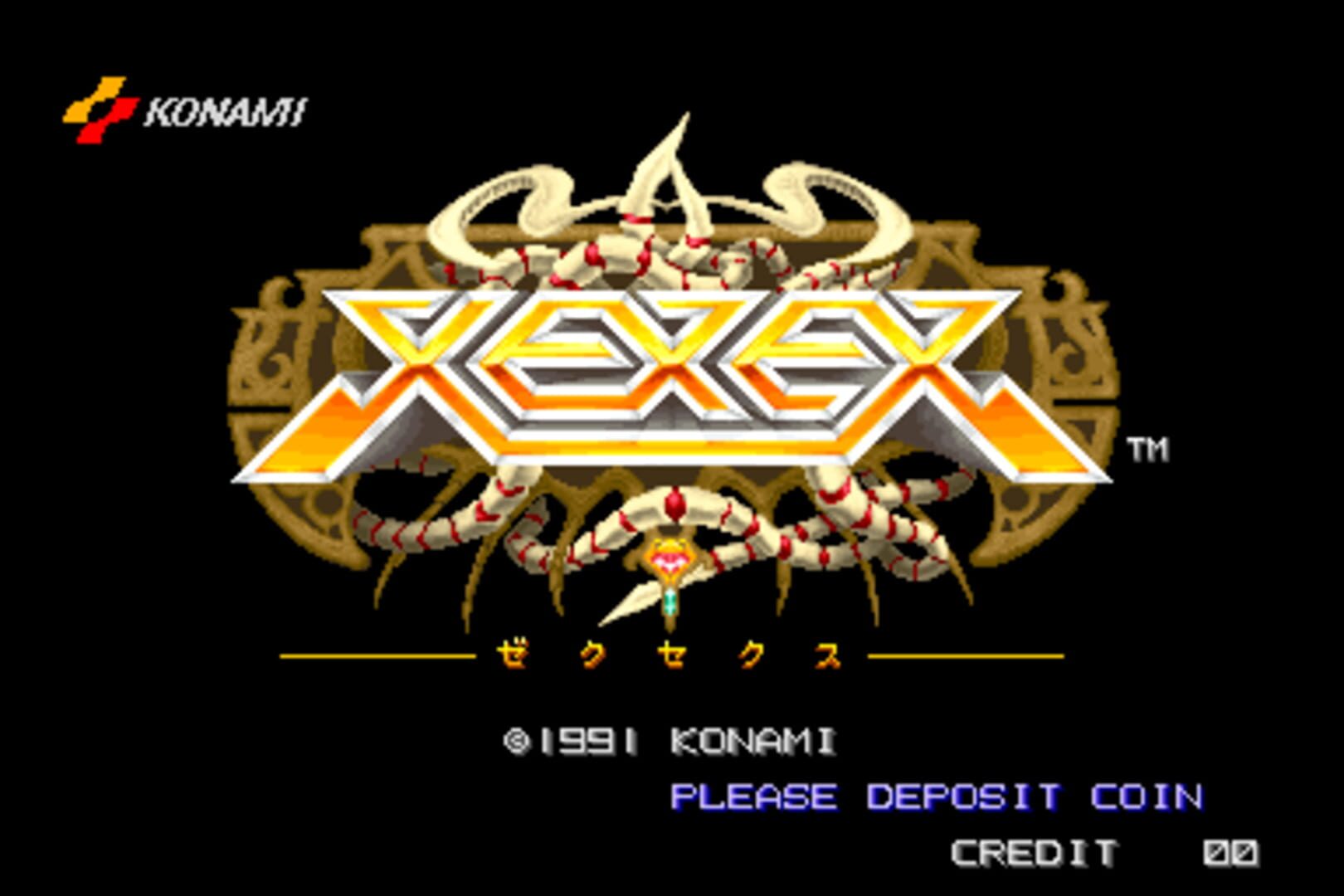 Xexex screenshot