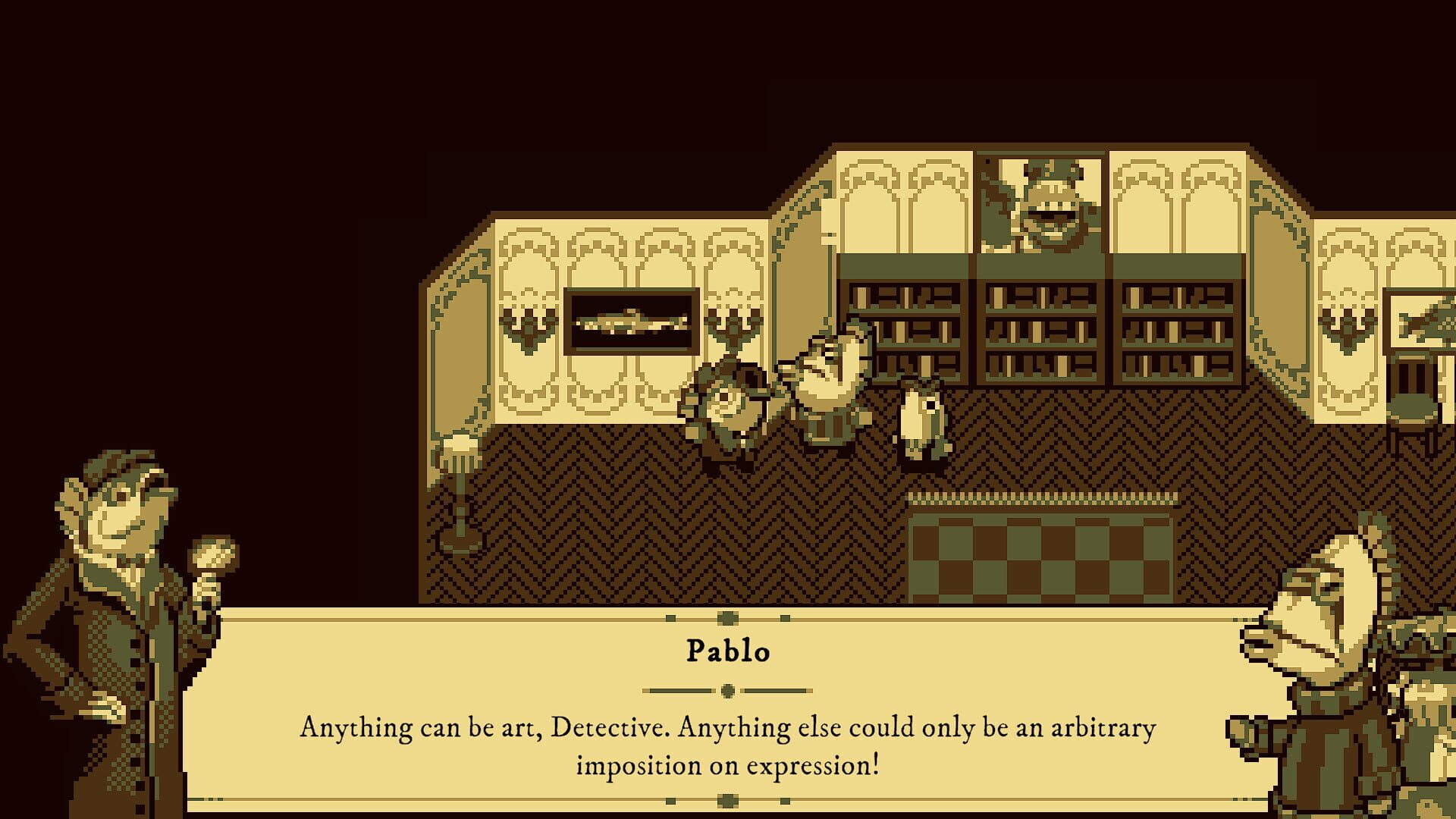 Detective Bass 2: The Case of the Stolen Pearls - Screenshot