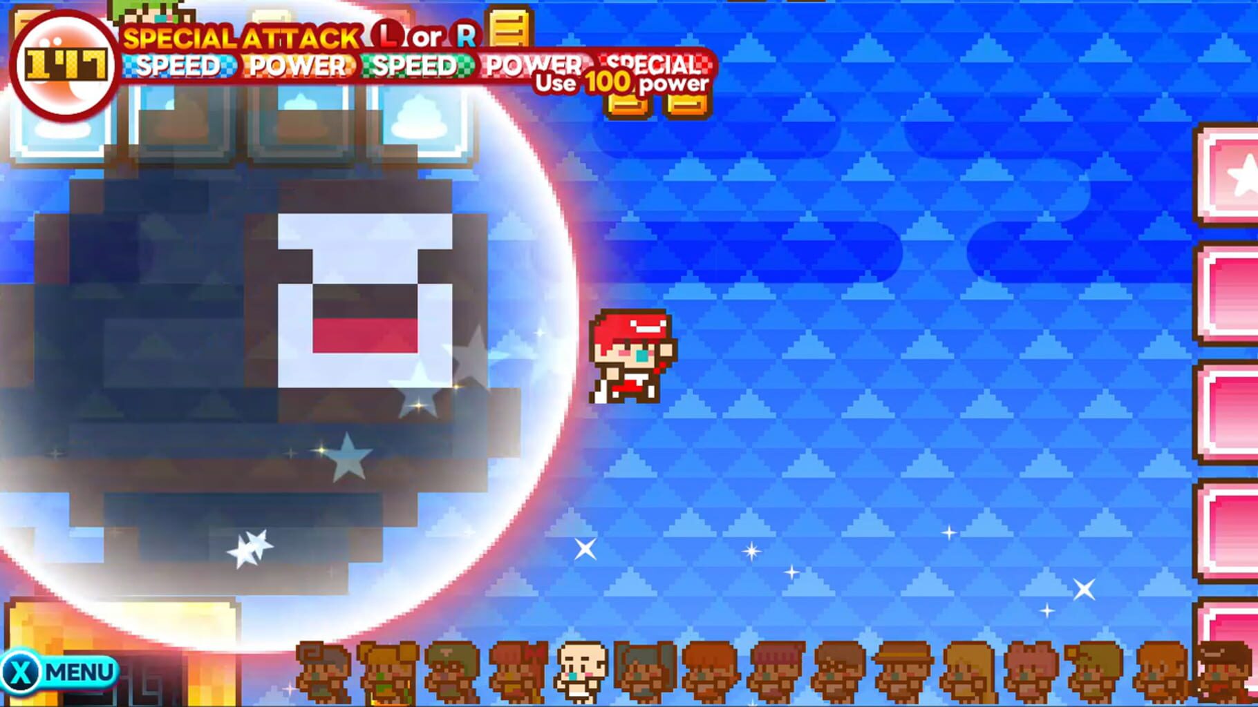 Pixel Game Maker Series: LunLun Superherobabys DX screenshot