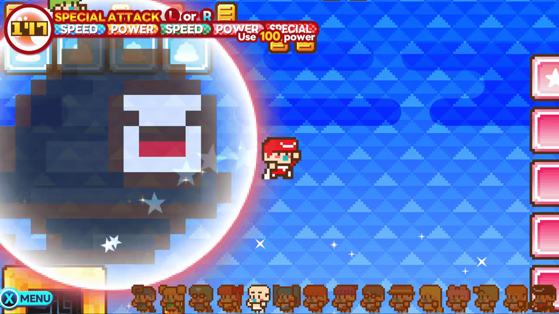 Pixel Game Maker Series: LunLun Superherobabys DX screenshot