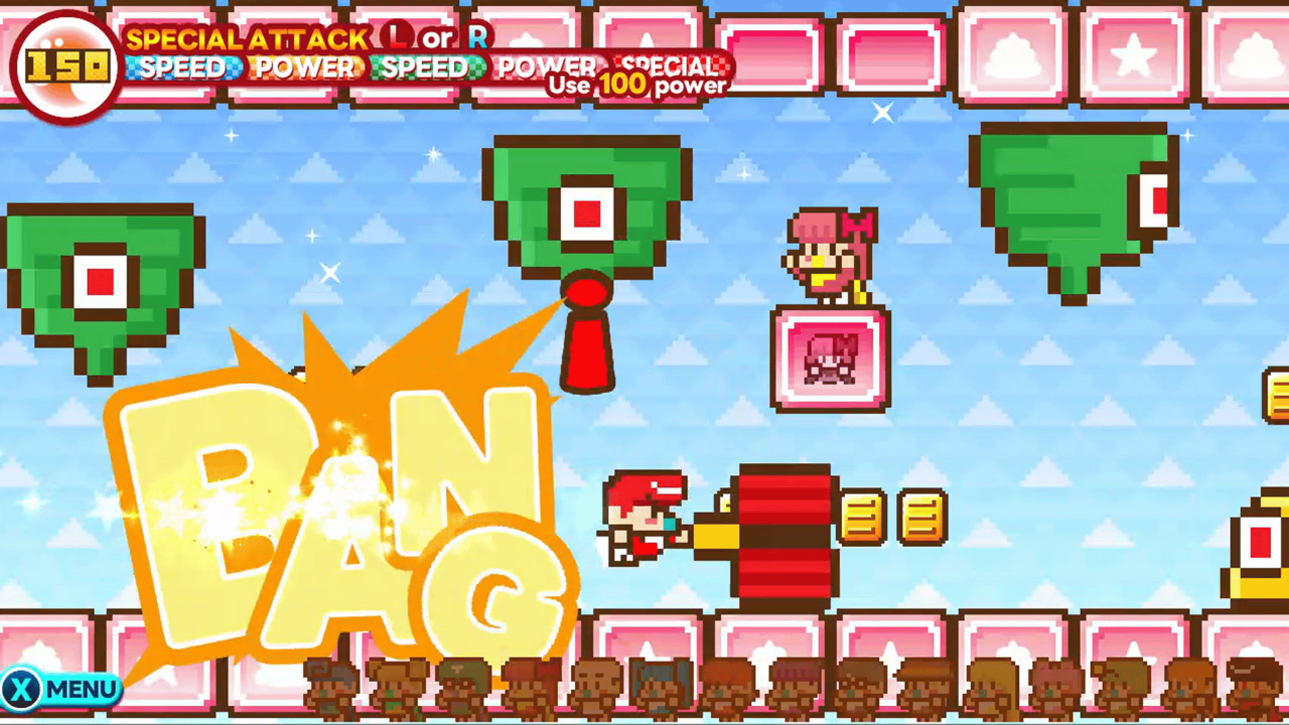 Pixel Game Maker Series: LunLun Superherobabys DX screenshot