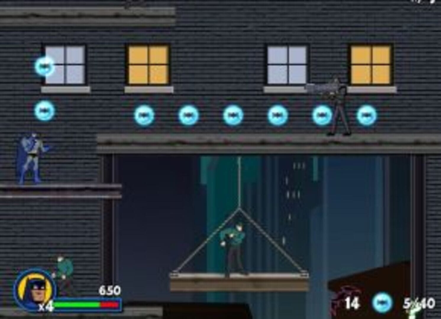 Batman the rooftop caper - Screenshot