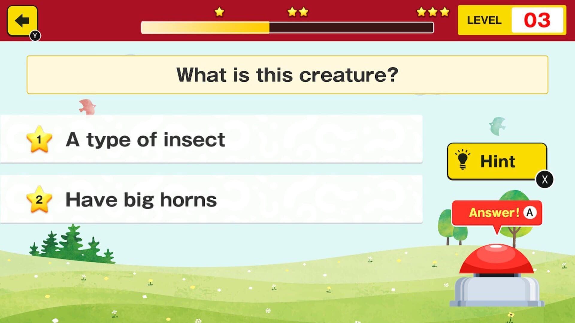 Fastest Finger First! 3 Hint Quiz - Screenshot
