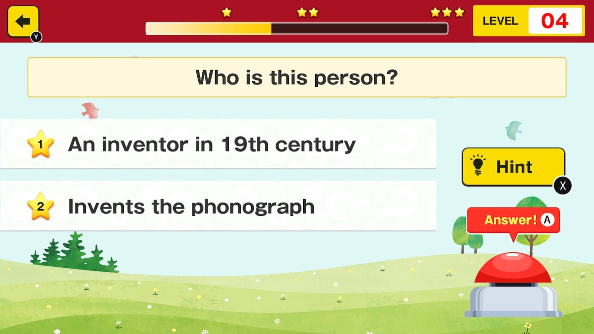 Fastest Finger First! 3 Hint Quiz - Screenshot