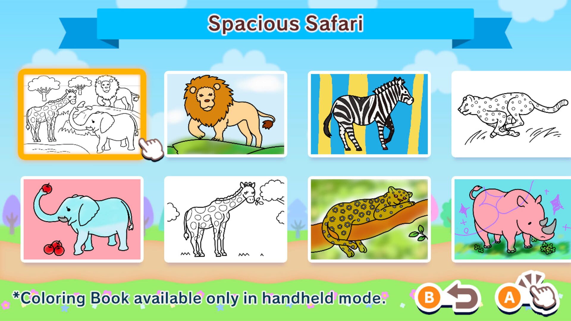 Coloring Book Series Zoo - Screenshot