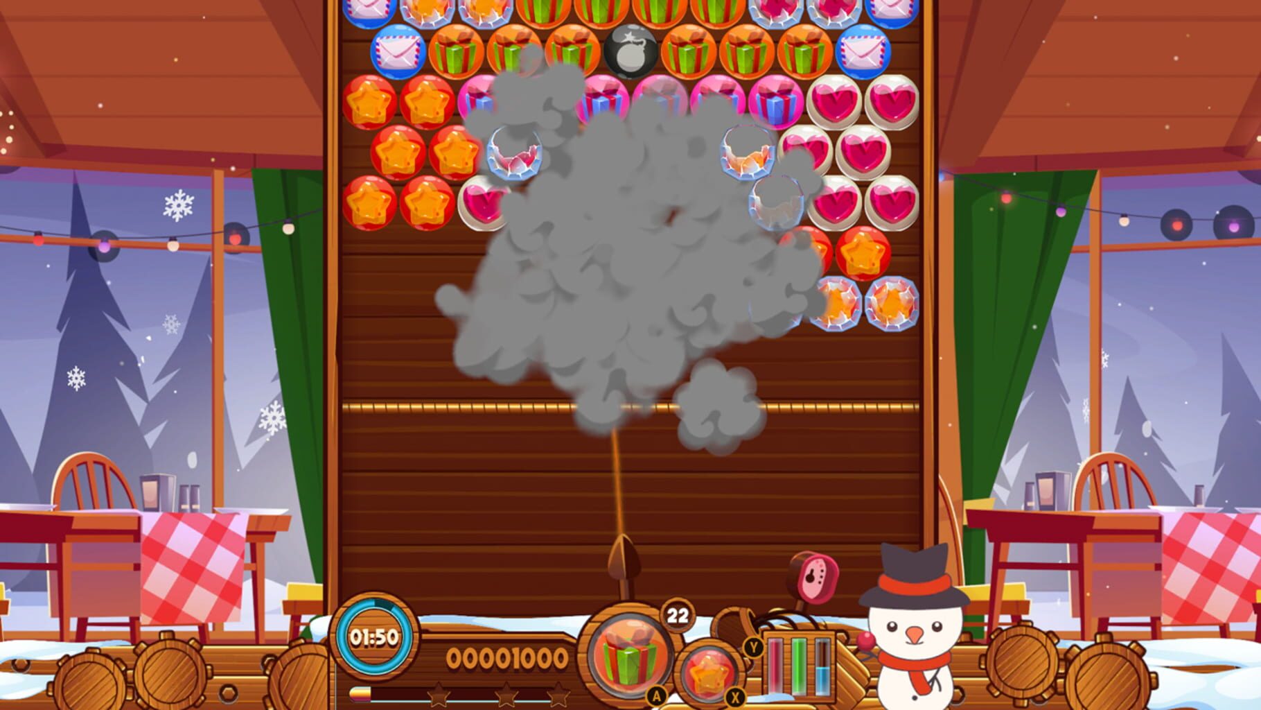 Christmas Bubble Puzzle screenshot