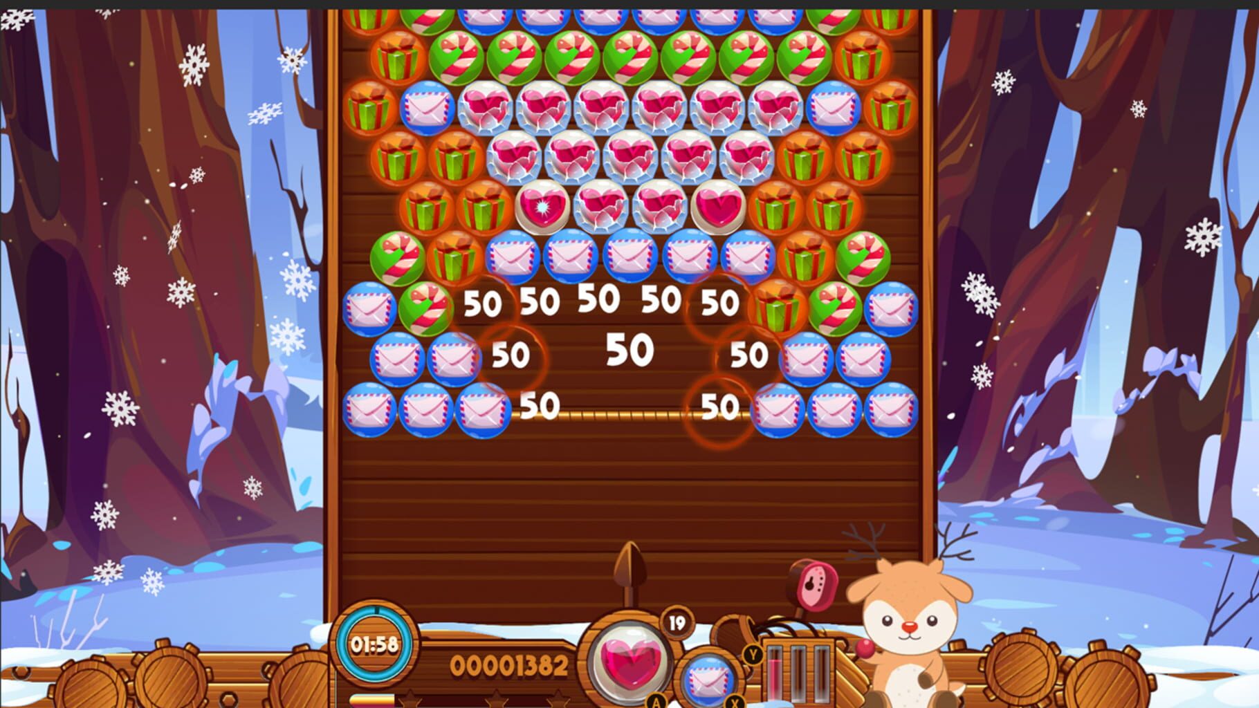 Christmas Bubble Puzzle screenshot