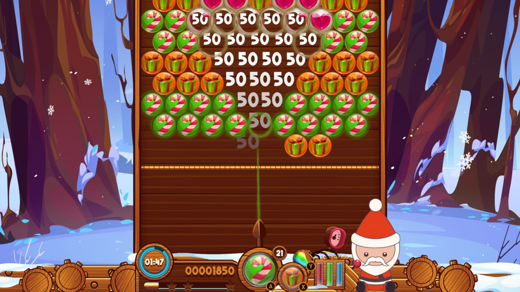 Christmas Bubble Puzzle screenshot