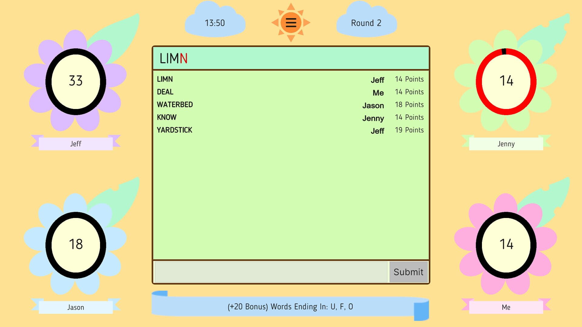 Word Relay - Screenshot