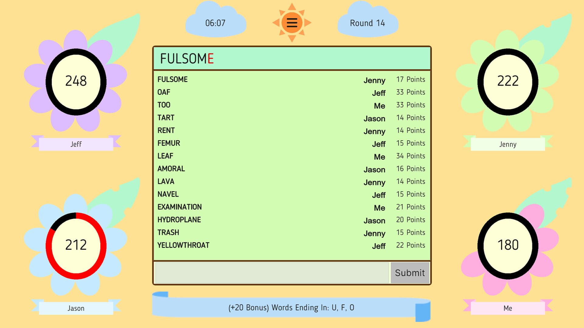 Word Relay - Screenshot