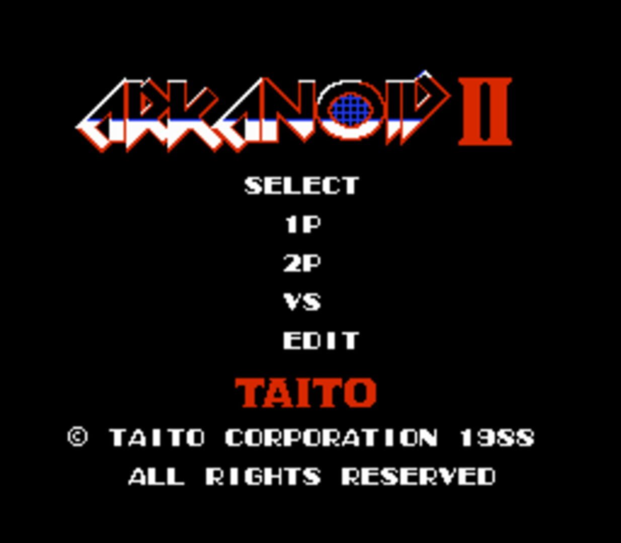 TAITO ARKANOID Ⅱ Arkanoid II Famicom with Dedicated Controller Pad Nintendo
