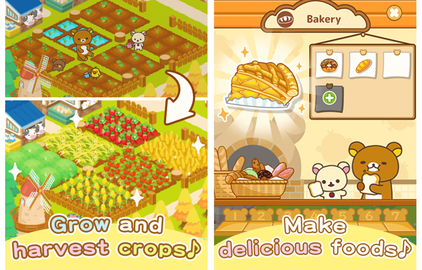 Rilakkuma Farm screenshot