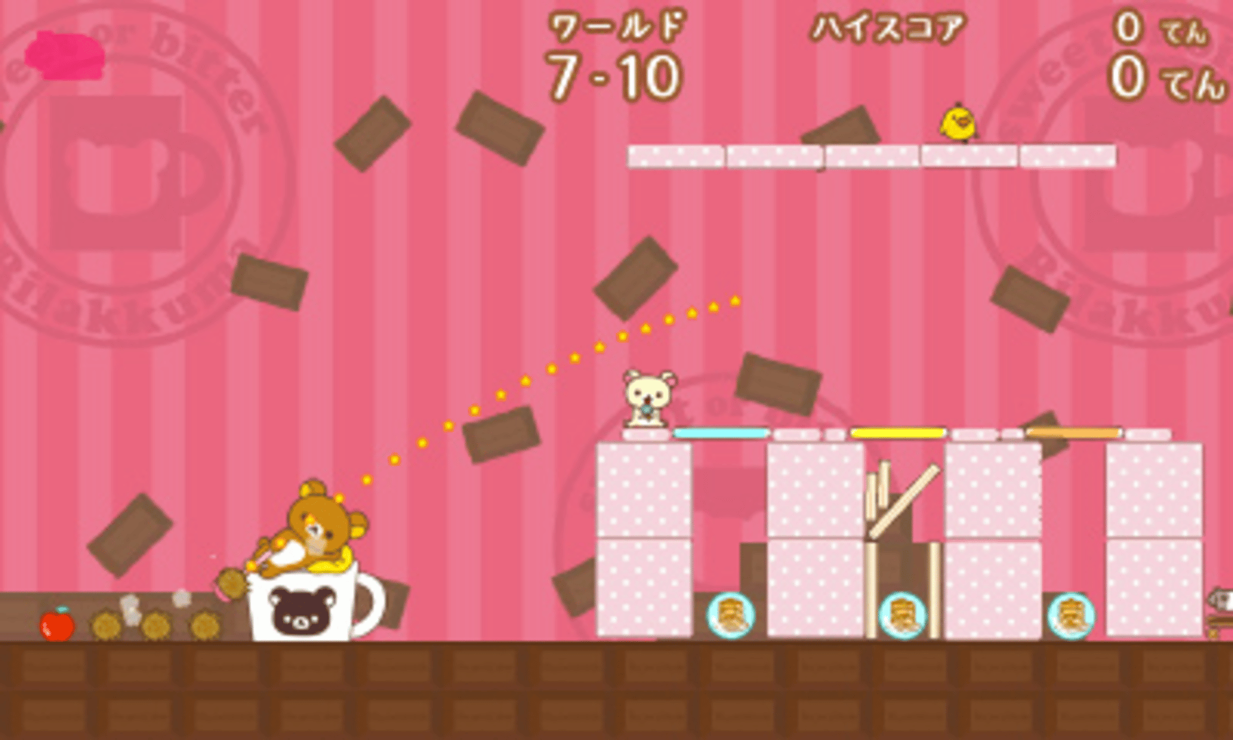 Neratte! Tobashite! Rilakkuma GuraGura Sweets Tower screenshot