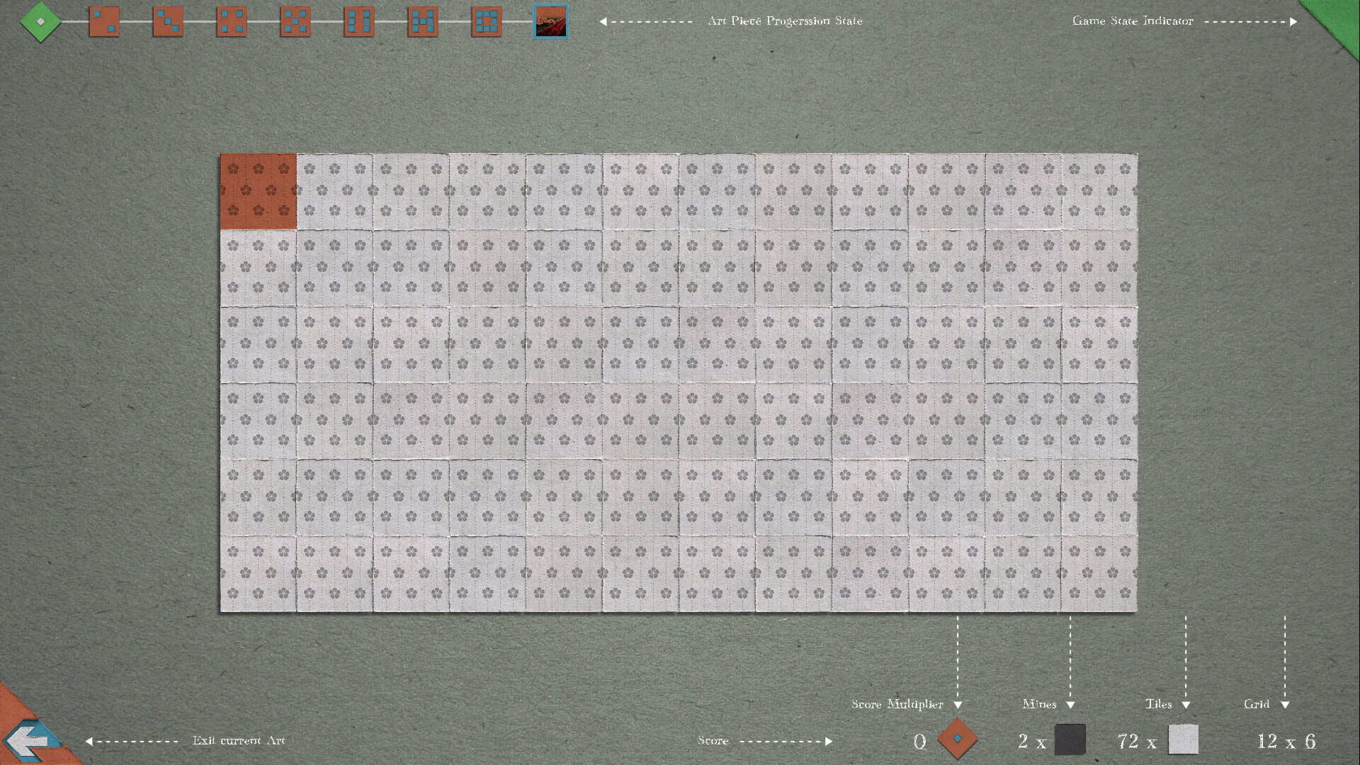 Ink Paper Minesweeper - Screenshot