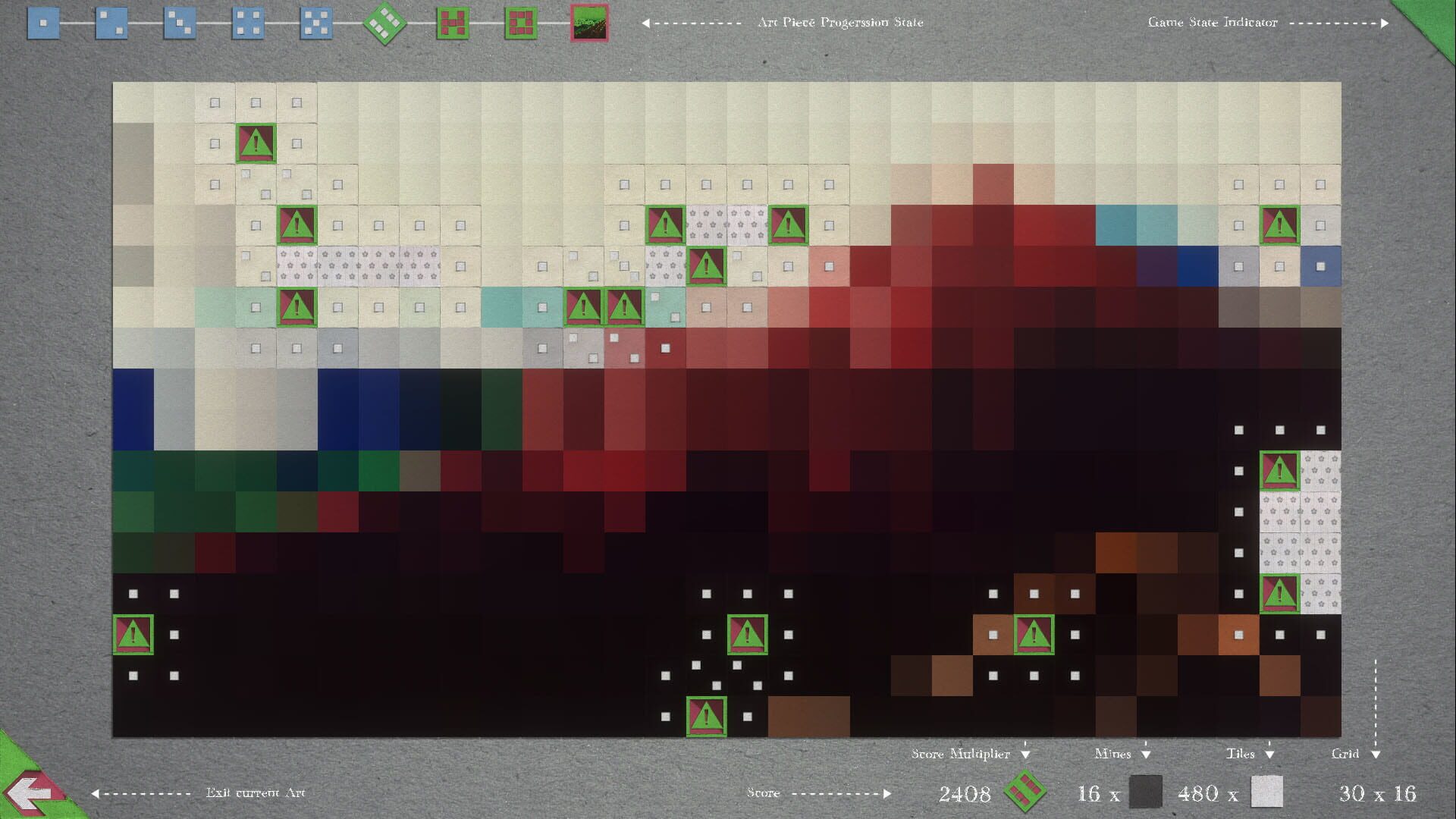 Ink Paper Minesweeper - Screenshot