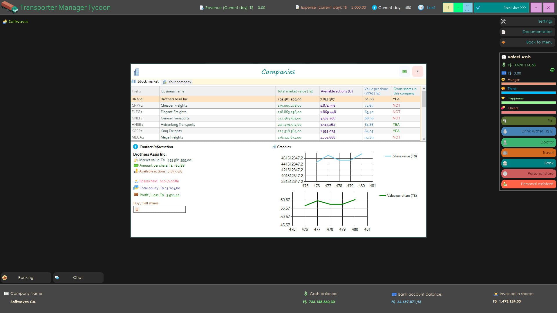 Transporter Manager Tycoon - Screenshot