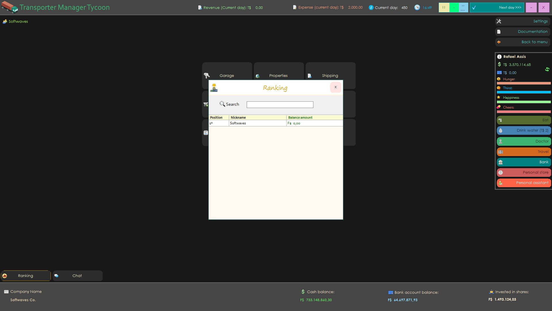 Transporter Manager Tycoon - Screenshot