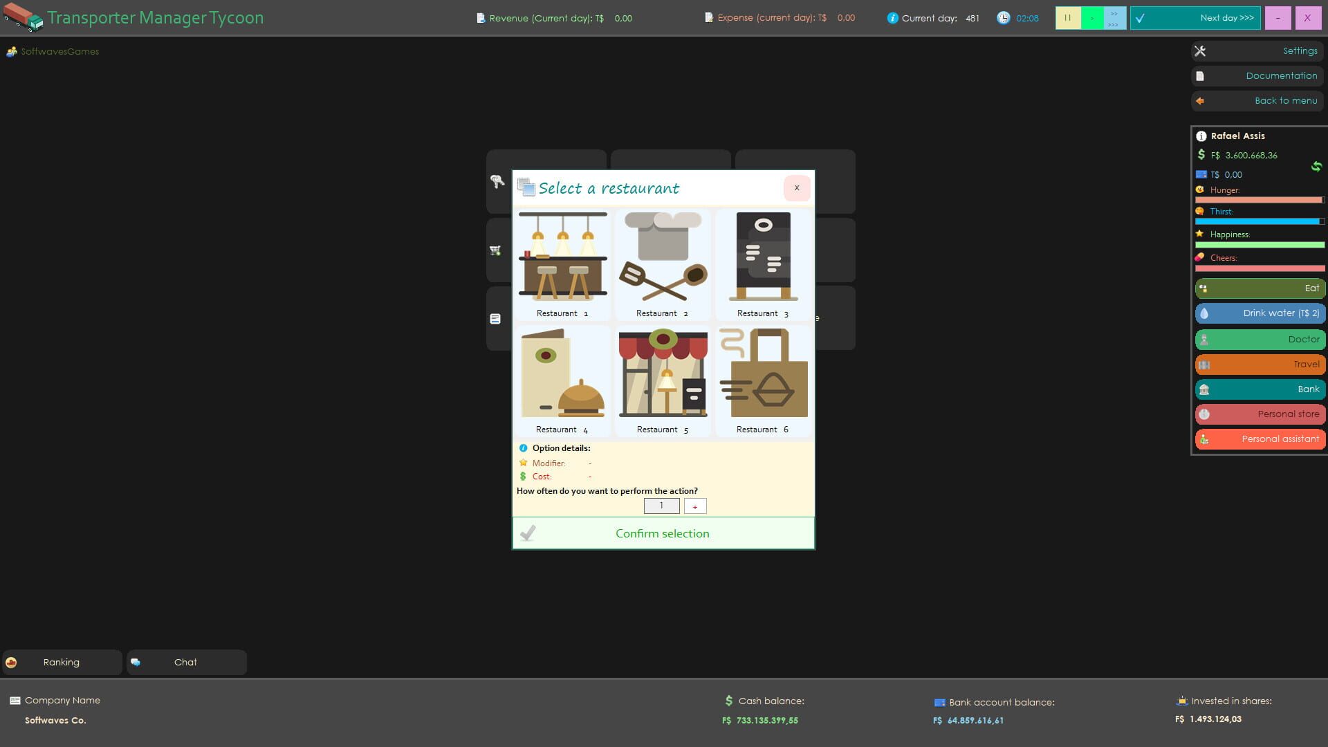 Transporter Manager Tycoon - Screenshot