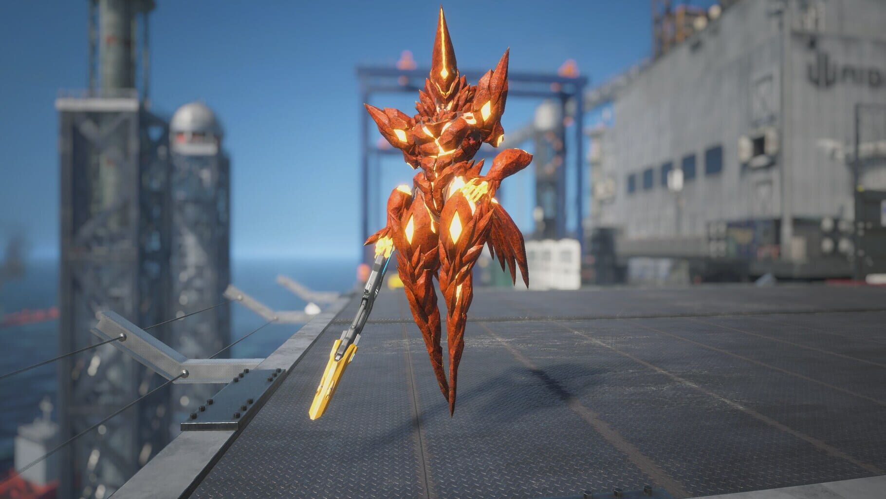 Captura de pantalla - Exoprimal: Skywave Fire Guardian Set