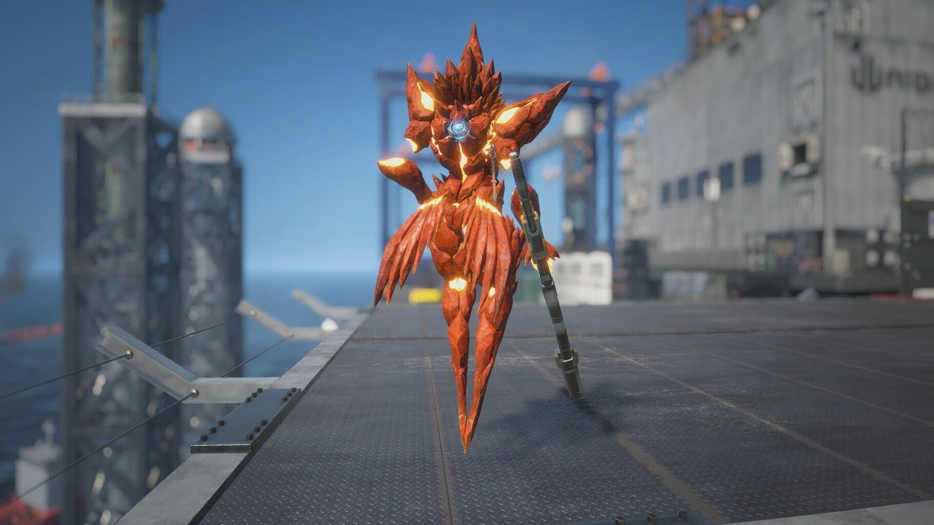 Captura de pantalla - Exoprimal: Skywave Fire Guardian Set