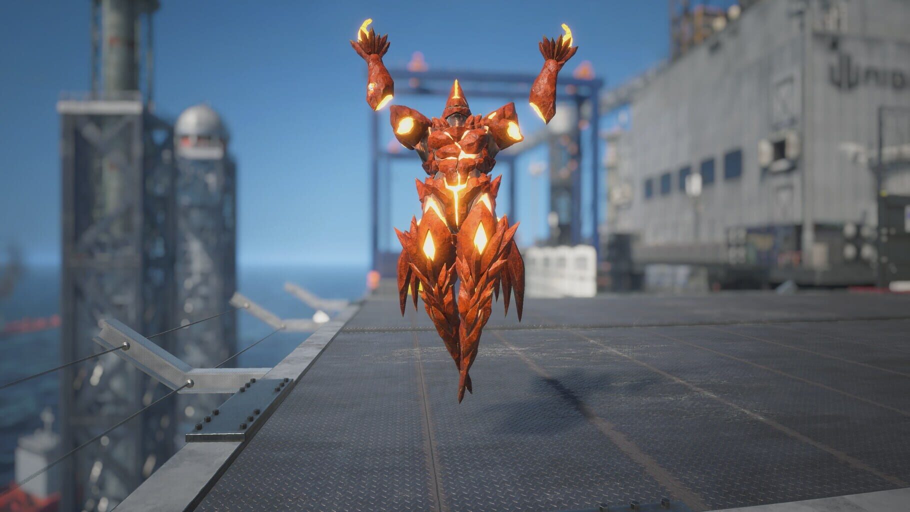 Captura de pantalla - Exoprimal: Skywave Fire Guardian Set