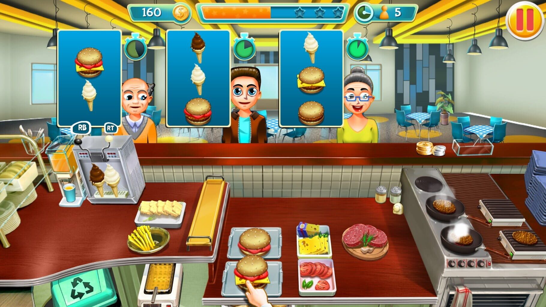 Captura de pantalla - Food Truck Tycoon + Burger Chef Tycoon + Sweet Bakery Tycoon