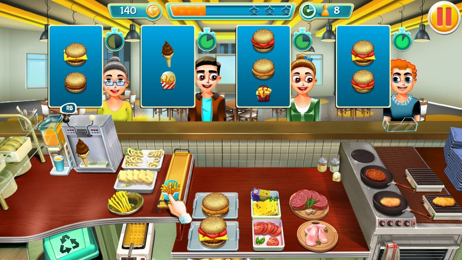 Captura de pantalla - Food Truck Tycoon + Burger Chef Tycoon + Sweet Bakery Tycoon