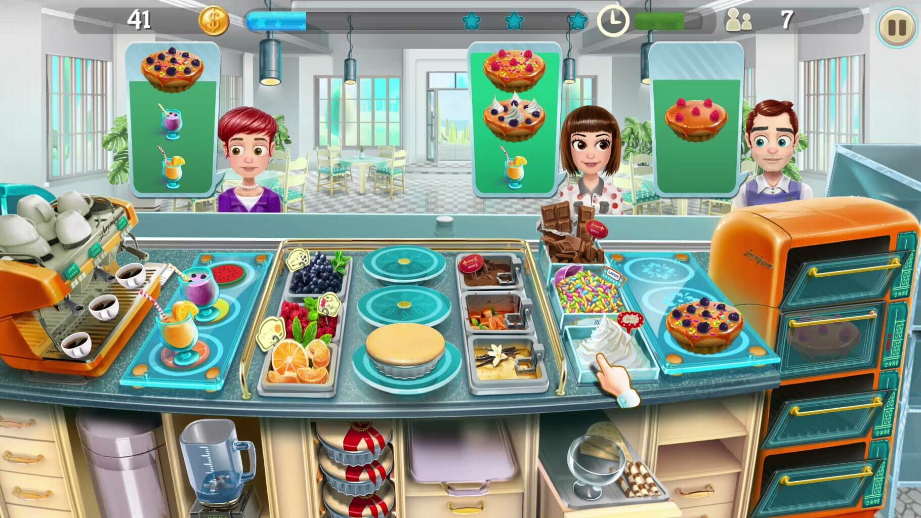 Captura de pantalla - Food Truck Tycoon + Burger Chef Tycoon + Sweet Bakery Tycoon