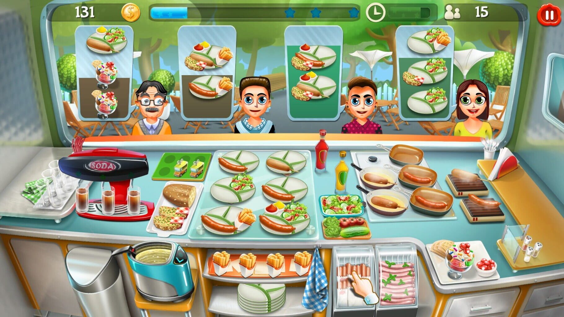 Captura de pantalla - Food Truck Tycoon + Burger Chef Tycoon + Sweet Bakery Tycoon