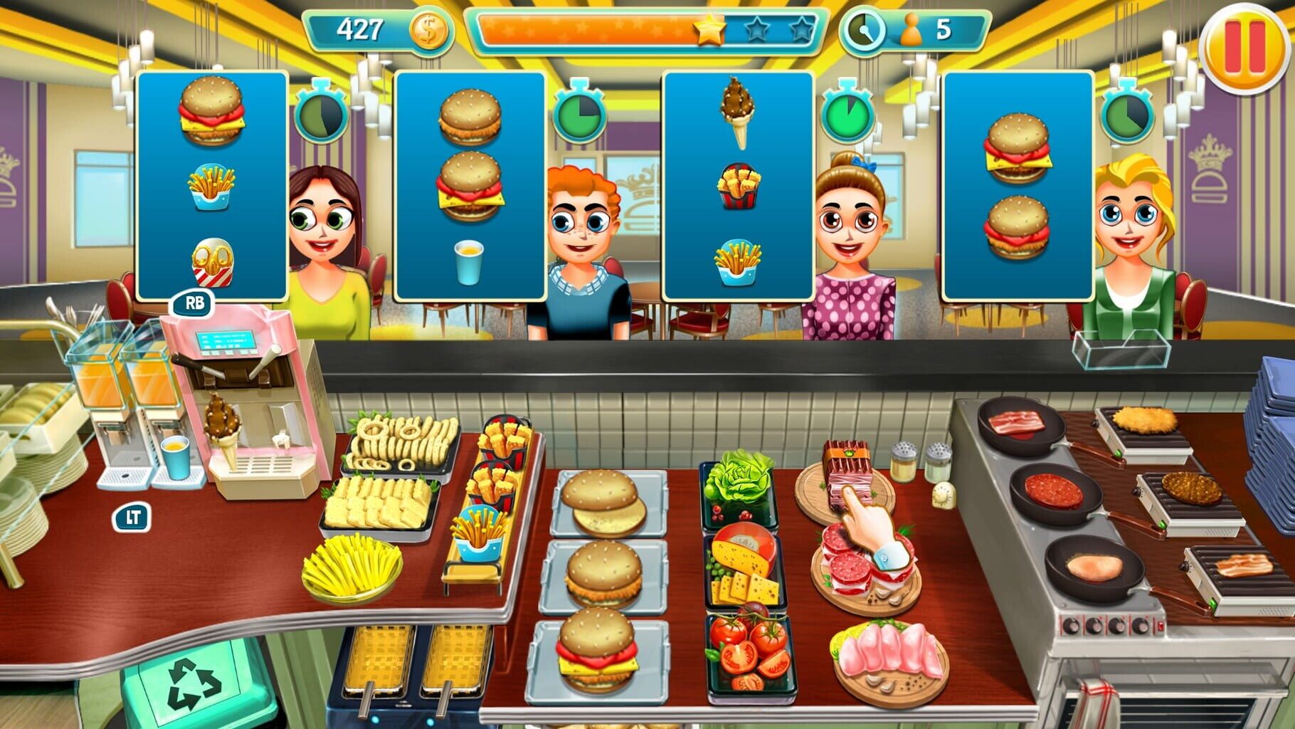 Captura de pantalla - Food Truck Tycoon + Burger Chef Tycoon + Sweet Bakery Tycoon