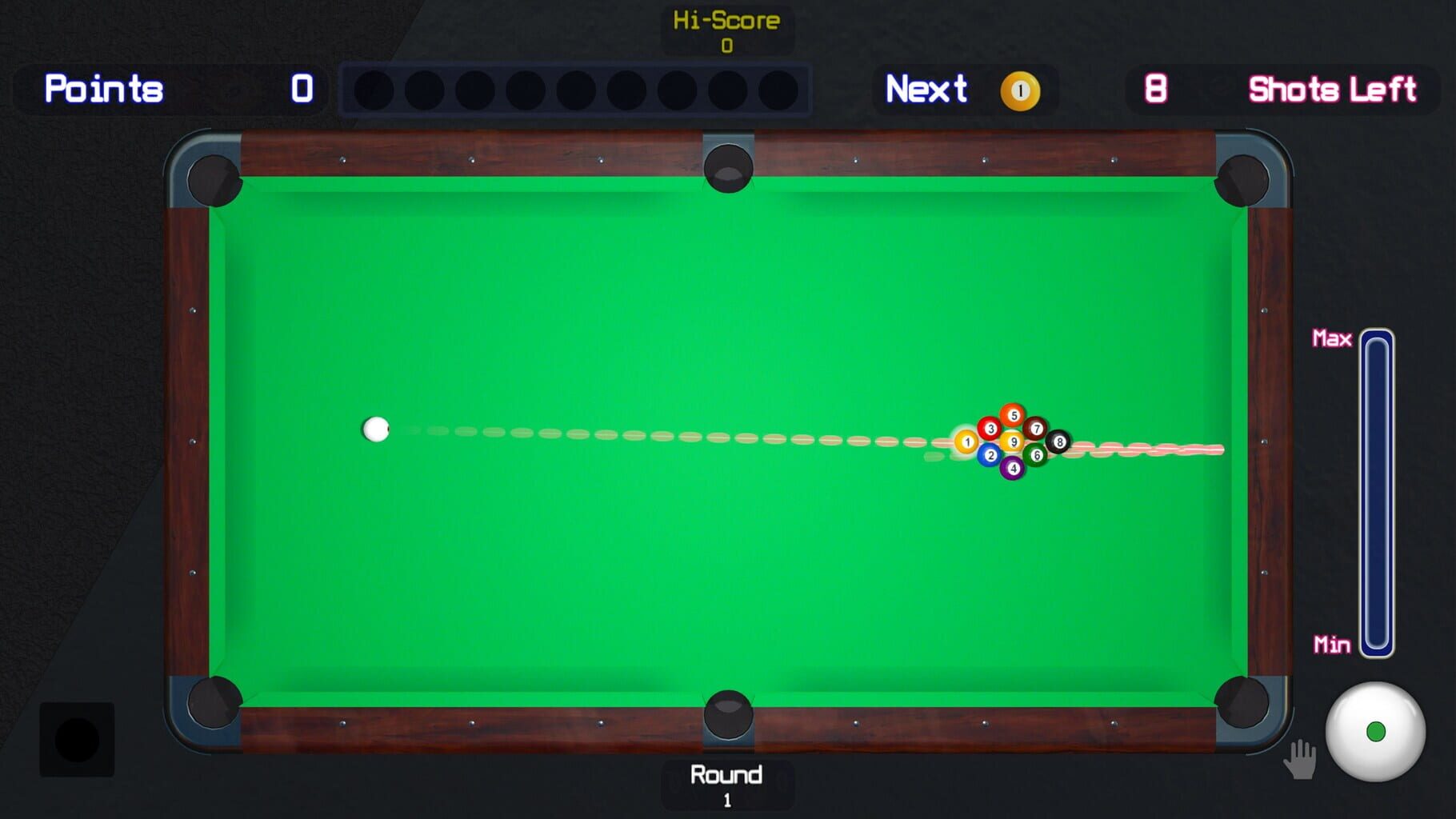 Captura de pantalla - 9Ball Pocket