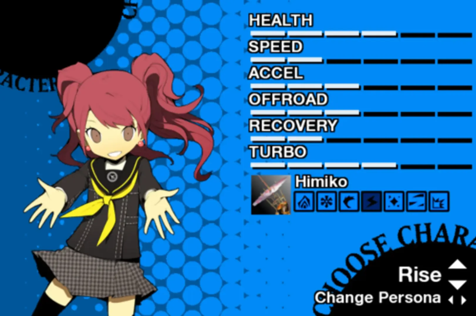 Captura de pantalla - Persona 4: Racing All Afternoon